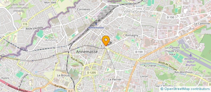 localisation de l'entreprise MONSIEUR CYRIL HOFF  ANNEMASSE