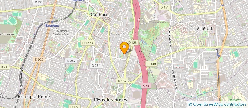 localisation de l'entreprise MONSIEUR CYRIL HOLIN  CACHAN