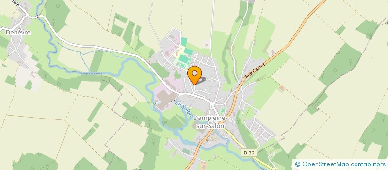 localisation de l'entreprise MONSIEUR CYRIL HOLLIER  DAMPIERRE-SUR-SALON