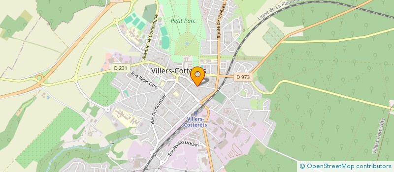 localisation de l'entreprise MONSIEUR CYRIL HOTTIN  VILLERS-COTTERETS