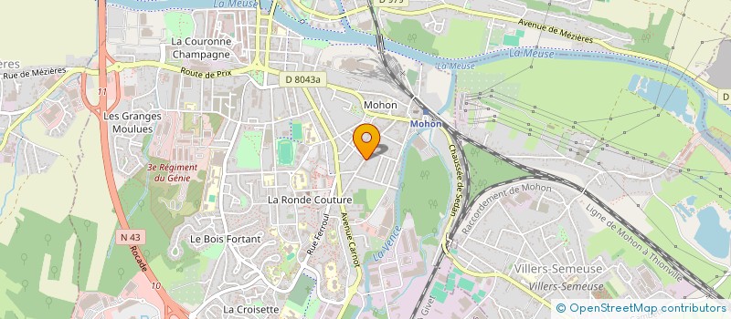 localisation de l'entreprise MONSIEUR CYRIL HOUANT  CHARLEVILLE-MEZIERES