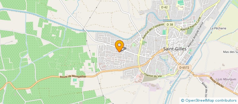 localisation de l'entreprise MONSIEUR CYRIL HOUARD  SAINT-GILLES