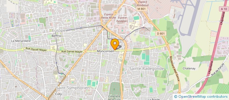 localisation de l'entreprise MONSIEUR CYRIL HOURY  TOURS