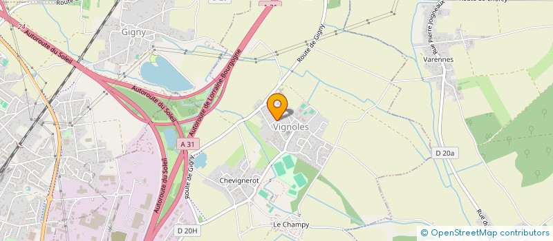 localisation de l'entreprise MONSIEUR CYRIL HUDELOT  VIGNOLES