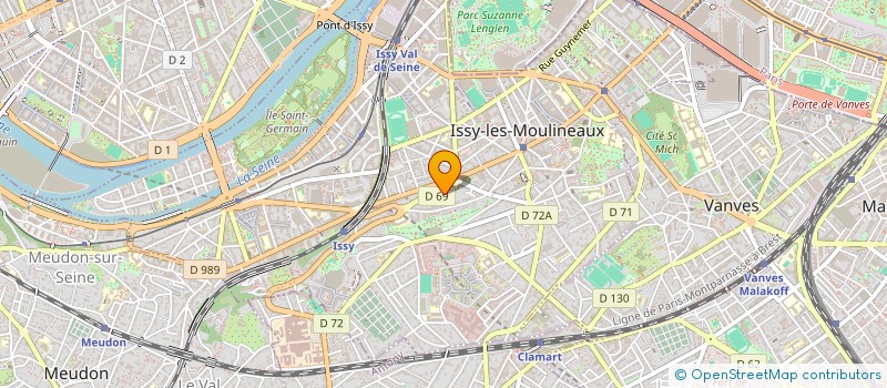 localisation de l'entreprise MONSIEUR CYRIL HUE à ISSY-LES-MOULINEAUX