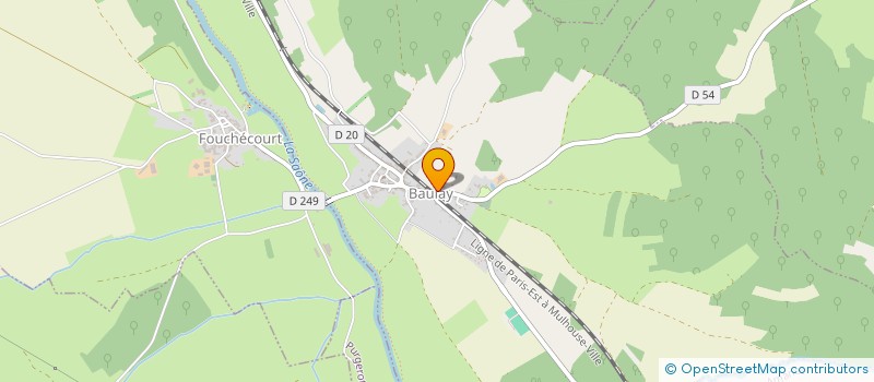 localisation de l'entreprise MONSIEUR CYRIL HUGOT  AMANCE