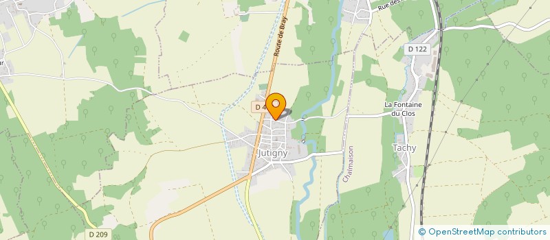 localisation de l'entreprise MONSIEUR CYRIL IHLALI  JUTIGNY