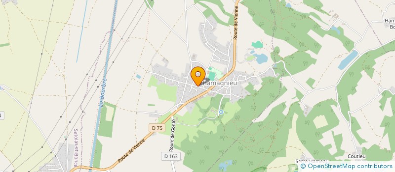 localisation de l'entreprise MONSIEUR CYRIL ISSARTEL  CHAMAGNIEU