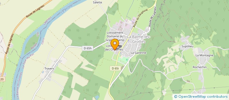 localisation de l'entreprise MONSIEUR CYRIL JACQUEMIN à LA BALME-LES-GROTTES