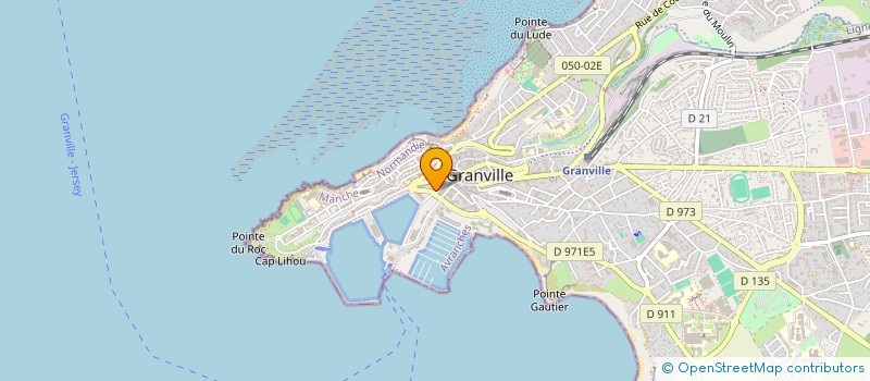 localisation de l'entreprise MONSIEUR CYRIL JACQUENET à GRANVILLE