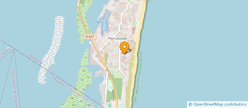 localisation de l'entreprise MONSIEUR CYRIL JACQUIN  LEUCATE