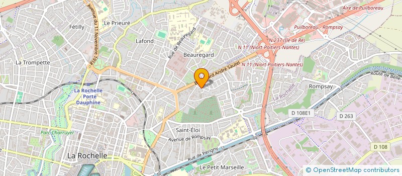 localisation de l'entreprise MONSIEUR CYRIL JARNO  LA ROCHELLE