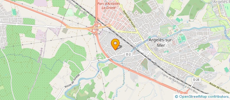 localisation de l'entreprise MONSIEUR CYRIL JAUNEAU  ARGELES-SUR-MER