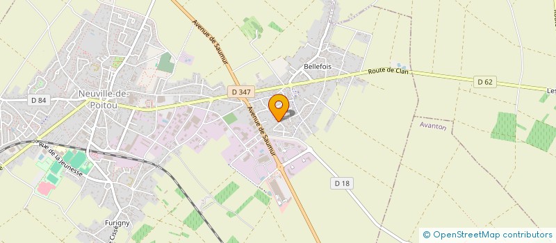 localisation de l'entreprise MONSIEUR CYRIL JEAN DANIEL DUPUY  NEUVILLE-DE-POITOU