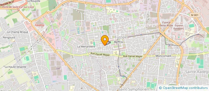 localisation de l'entreprise MONSIEUR CYRIL JEANNEAU  TOURS