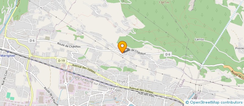 localisation de l'entreprise MONSIEUR CYRIL JIGUET  THYEZ