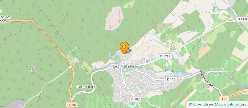 localisation de l'entreprise MONSIEUR CYRIL JODAR  LES MATELLES