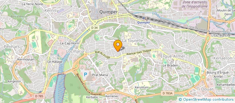 localisation de l'entreprise MONSIEUR CYRIL JOIN à QUIMPER