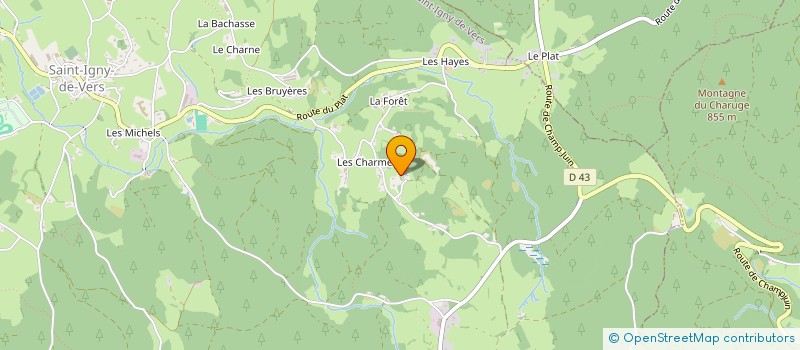 localisation de l'entreprise MONSIEUR CYRIL JOLIVET  SAINT IGNY DE VERS