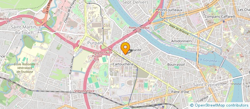 localisation de l'entreprise MONSIEUR CYRIL JOSEPH  TOULOUSE