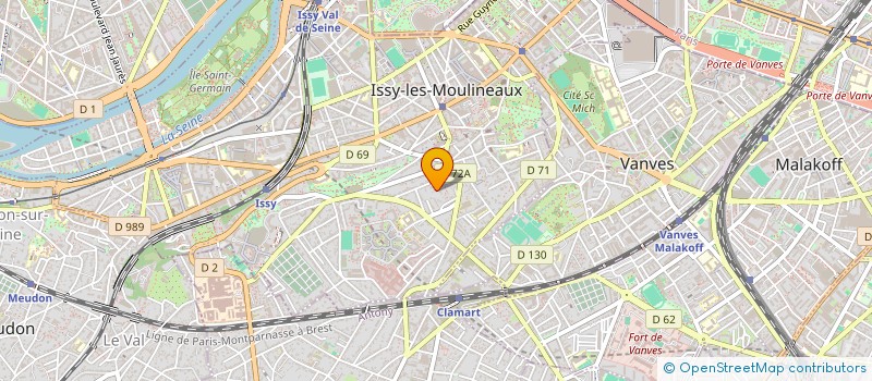 localisation de l'entreprise MONSIEUR CYRIL JOUANY à ISSY-LES-MOULINEAUX