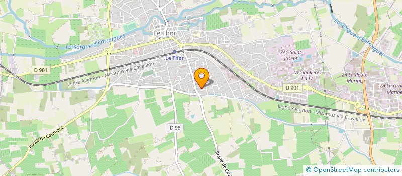 localisation de l'entreprise MONSIEUR CYRIL JOUSSET  LE THOR