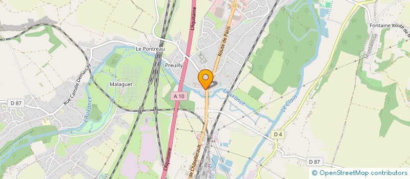 localisation de l'entreprise MONSIEUR CYRIL JULIAN  CHASSENEUIL-DU-POITOU