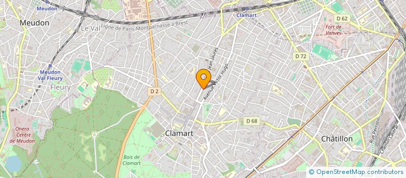 localisation de l'entreprise MONSIEUR CYRIL KAGAN à CLAMART