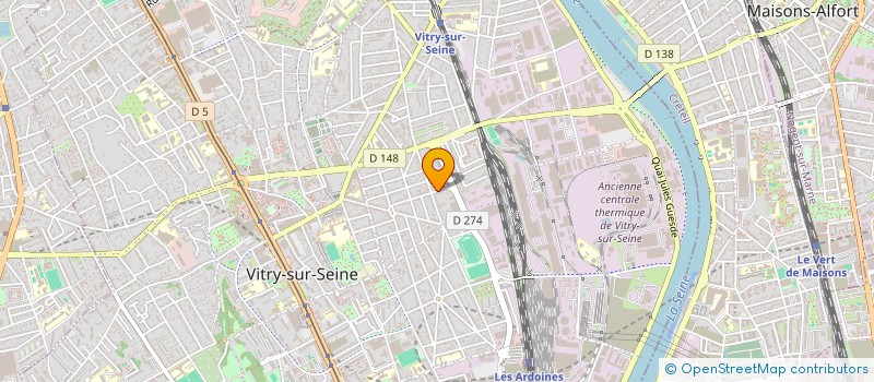 localisation de l'entreprise MONSIEUR CYRIL KESSIN  VITRY-SUR-SEINE