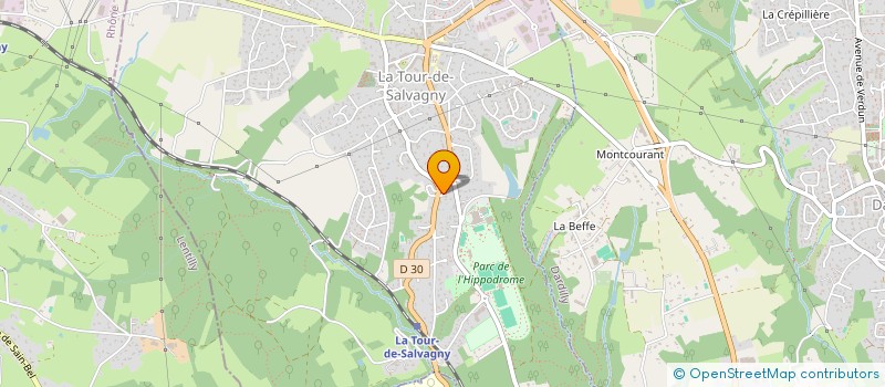 localisation de l'entreprise MONSIEUR CYRIL KOSCIELNIAK à LA TOUR-DE-SALVAGNY
