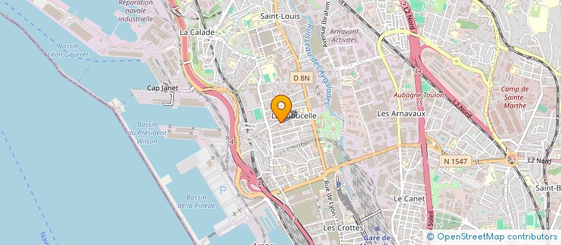 localisation de l'entreprise MONSIEUR CYRIL KUJAWA à MARSEILLE