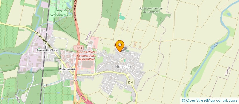 localisation de l'entreprise MONSIEUR CYRIL L'HOMME  HOUSSEN