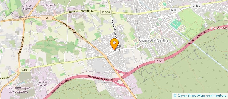 localisation de l'entreprise MONSIEUR CYRIL LA ROCCA à GIGNAC-LA-NERTHE