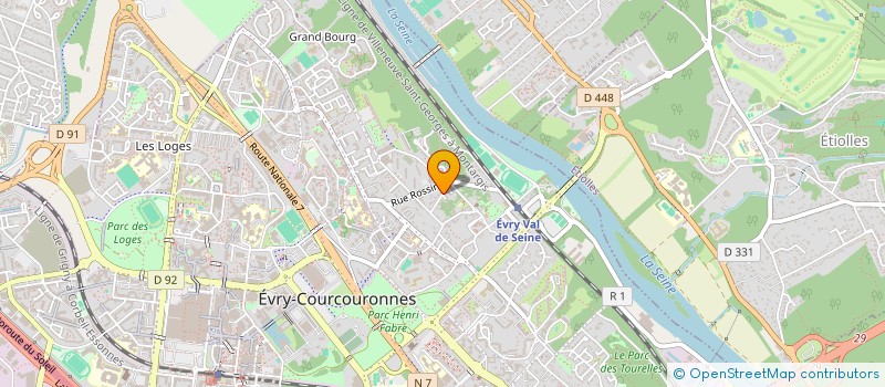 localisation de l'entreprise MONSIEUR CYRIL LABIOD  EVRY-COURCOURONNES