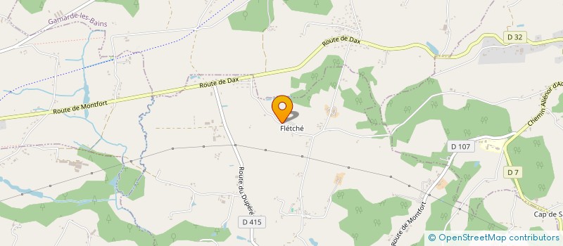 localisation de l'entreprise MONSIEUR CYRIL LABORDE  POYARTIN