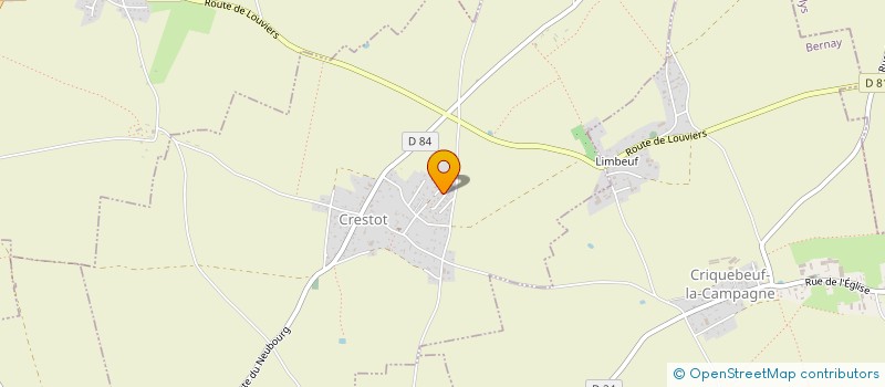 localisation de l'entreprise MONSIEUR CYRIL LACAILLE  CRESTOT