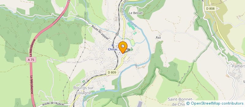 localisation de l'entreprise MONSIEUR CYRIL LACASTA  BOURGS SUR COLAGNE