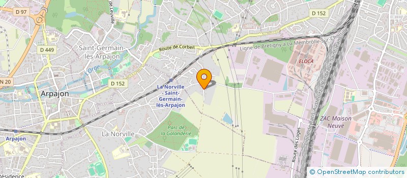 localisation de l'entreprise MONSIEUR CYRIL LACHERAY à SAINT-GERMAIN-LES-ARPAJON