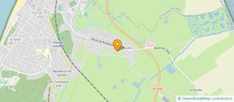 localisation de l'entreprise MONSIEUR CYRIL LAFOURCADE  SOULAC-SUR-MER