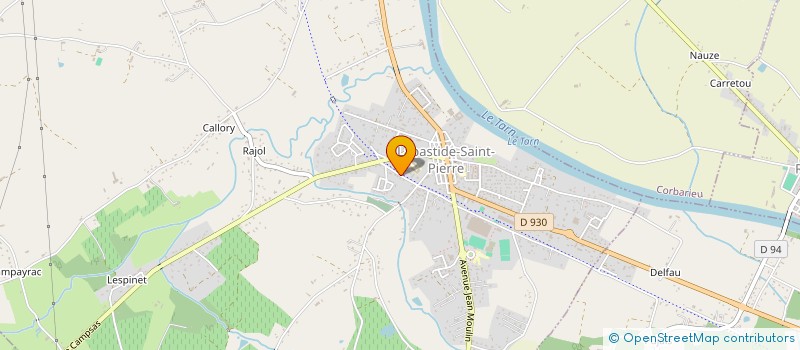 localisation de l'entreprise MONSIEUR CYRIL LAGARDE  LABASTIDE-SAINT-PIERRE