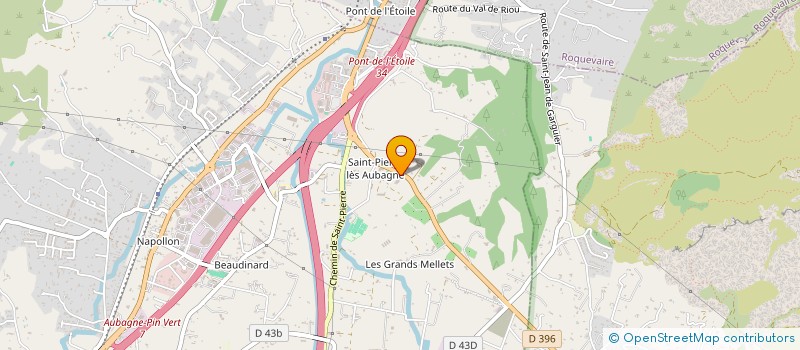 localisation de l'entreprise MONSIEUR CYRIL LALOUM à AUBAGNE