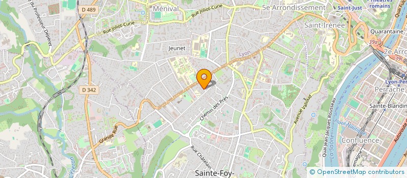 localisation de l'entreprise MONSIEUR CYRIL LALUE à SAINTE-FOY-LES-LYON