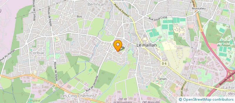 localisation de l'entreprise MONSIEUR CYRIL LAMBERT  LE HAILLAN