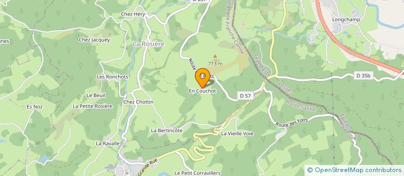 localisation de l'entreprise MONSIEUR CYRIL LAMBOLEY  LA ROSIERE