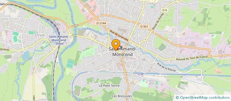 localisation de l'entreprise MONSIEUR CYRIL LANDAIS  SAINT-AMAND-MONTROND