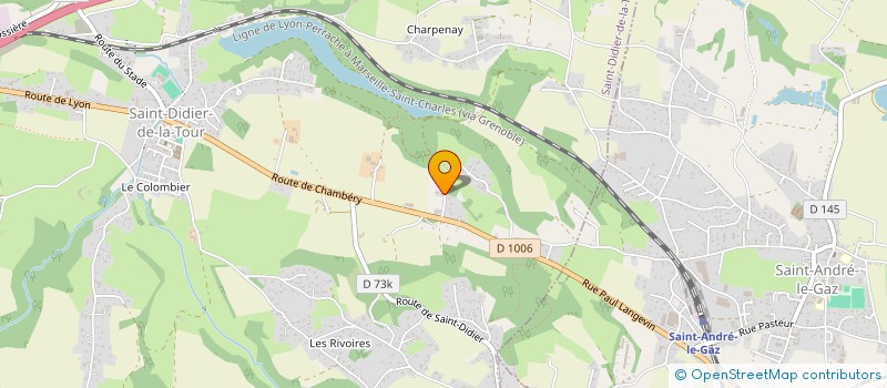 localisation de l'entreprise MONSIEUR CYRIL LANDRAUD  SAINT-DIDIER-DE-LA-TOUR