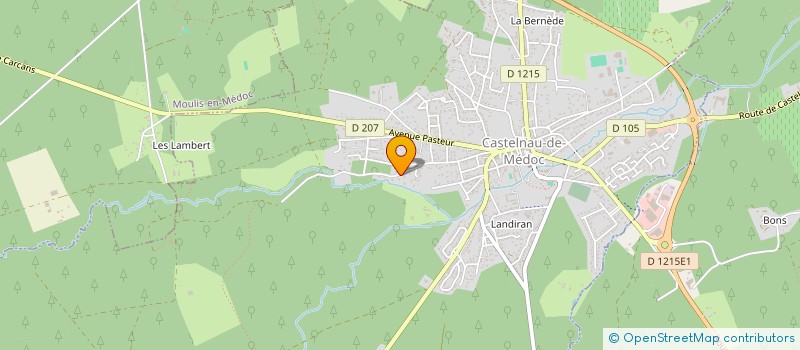 localisation de l'entreprise MONSIEUR CYRIL LANGE  CASTELNAU-DE-MEDOC