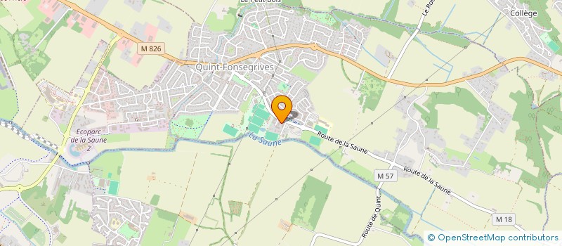 localisation de l'entreprise MONSIEUR CYRIL LASCRET  QUINT-FONSEGRIVES