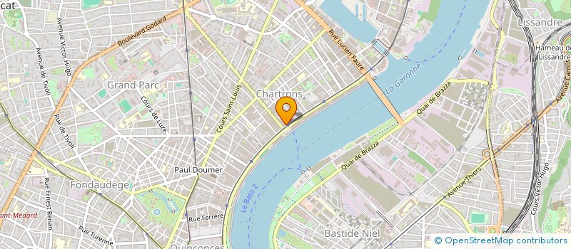 localisation de l'entreprise MONSIEUR CYRIL LASSALLE  BORDEAUX