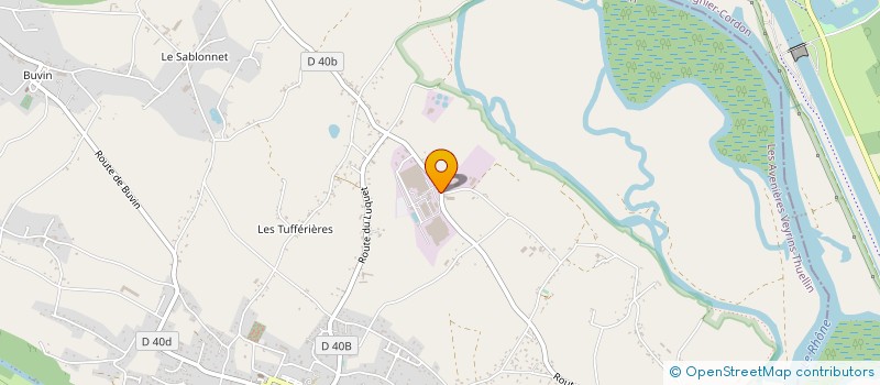 localisation de l'entreprise MONSIEUR CYRIL LAURENT à LES AVENIERES VEYRINS-THUELLIN